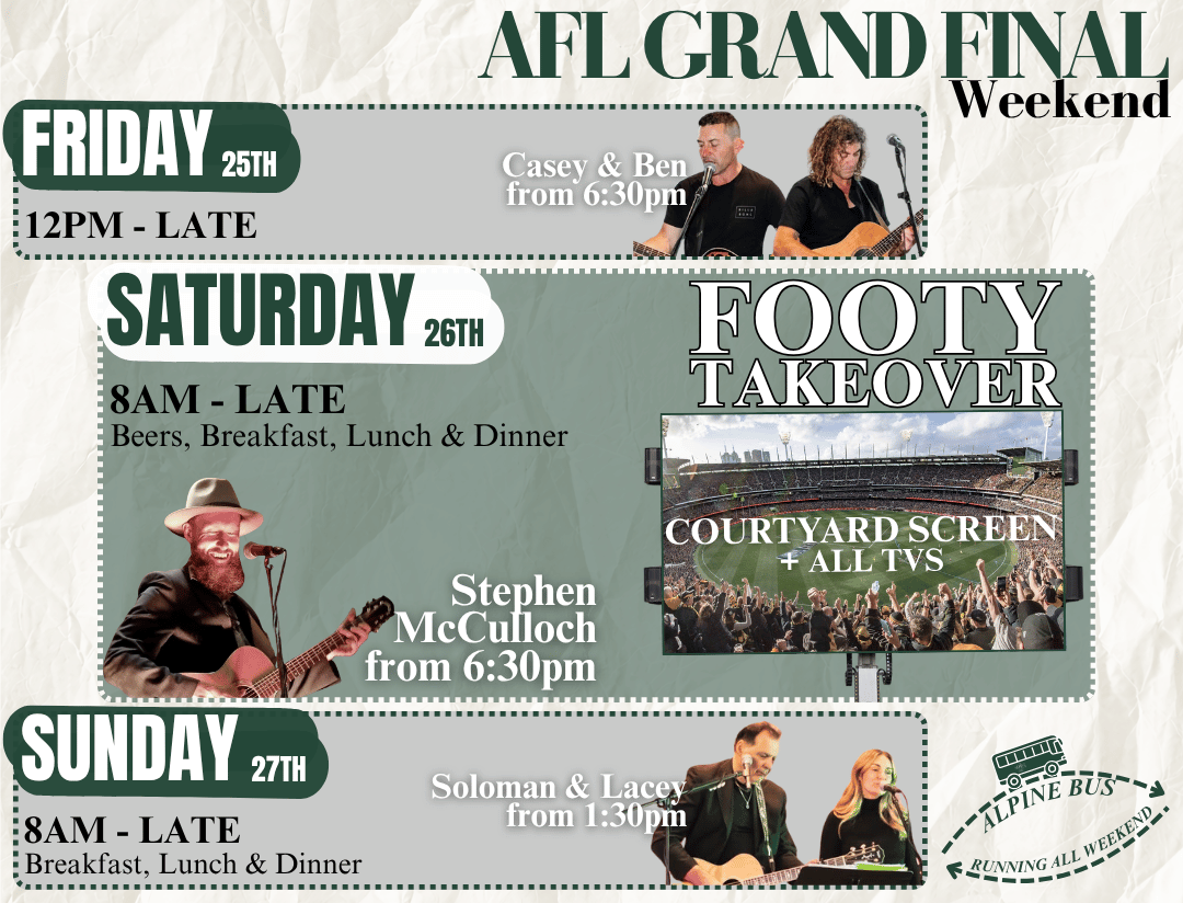 AFL Grand Final Weekend!